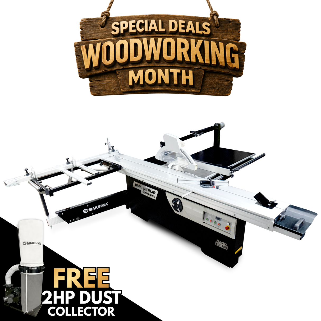 Woodworking Month - Buy a BMS.3200.IR get a FREE CP/2.C